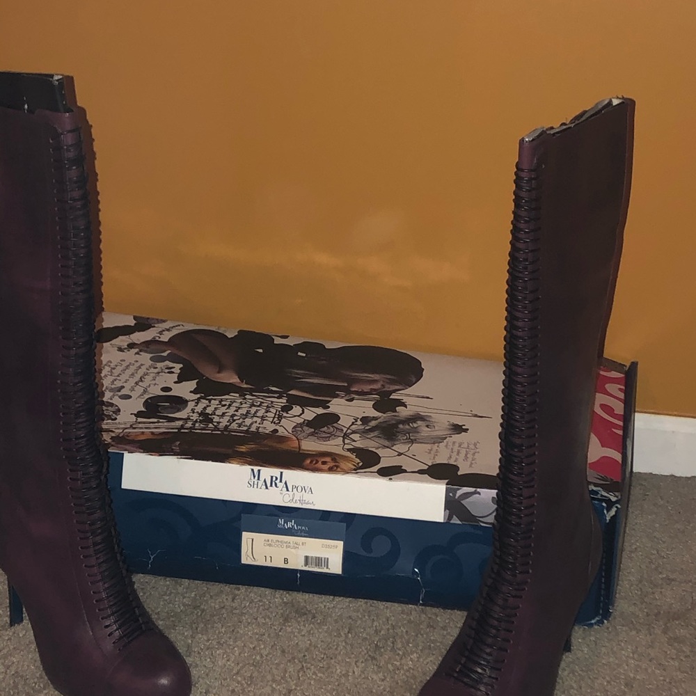 Ladies  leather Cole Haan tall boots